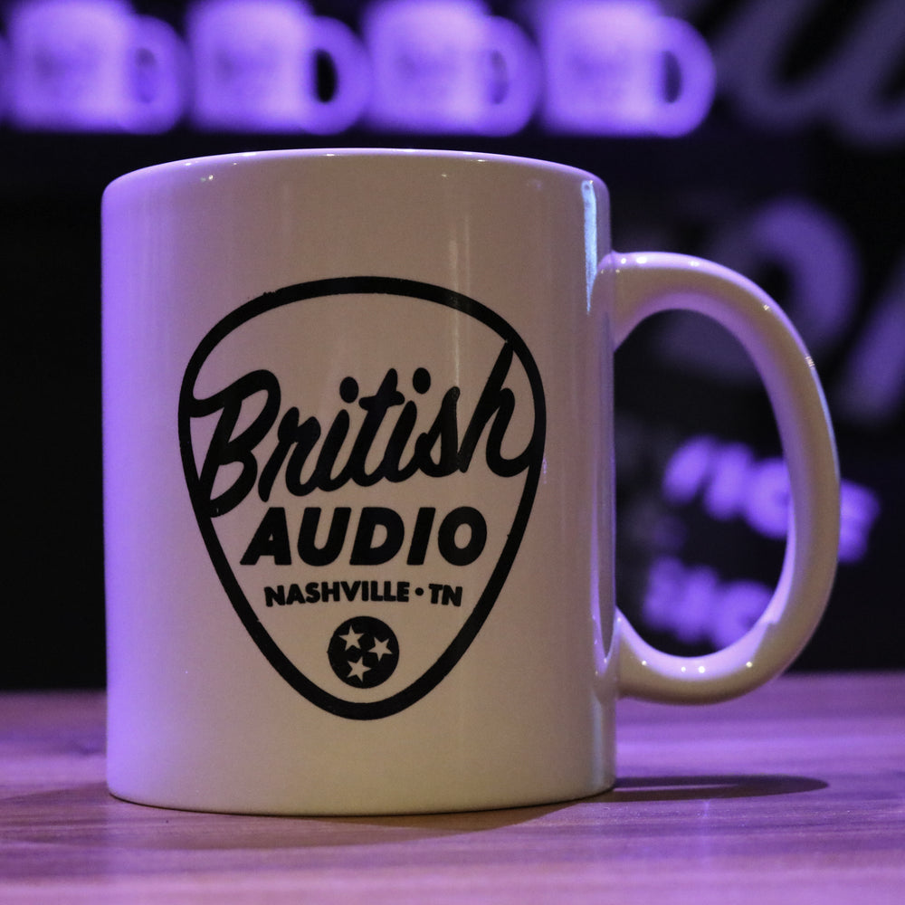 British Audio Coffee Mug White - British Audio