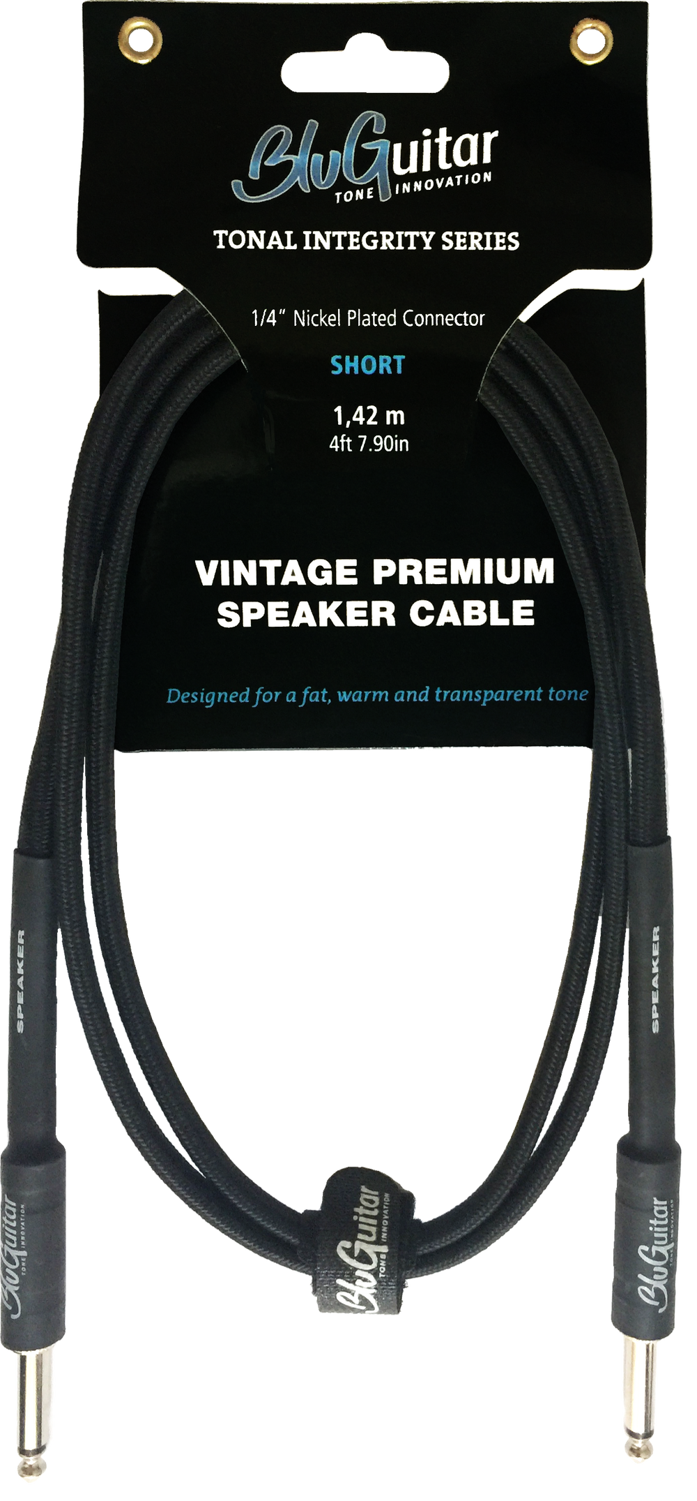 BluGuitar Vintage Premium Speaker Cable, 18.6' - British Audio