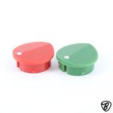 Trace Elliot Knob Caps Red & Green Sets of 2 for MKV, SM, SMX, GP12, 12-Band, 7-Band - British Audio