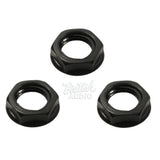 3 x Marshall Black Jack Nuts 1/4" for MG, JCM 800, 900, 2000 Amplifiers (3-pack)