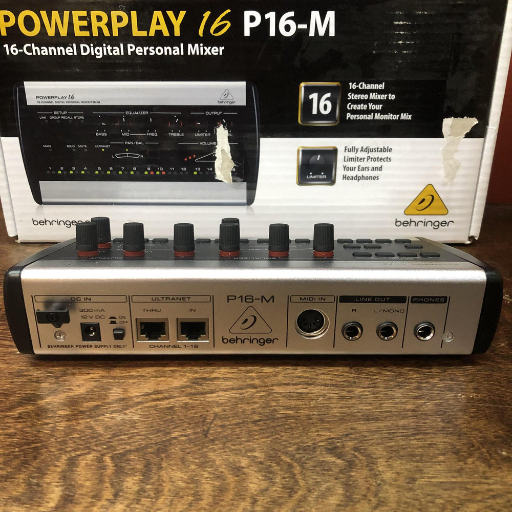 Behringer Powerplay P16-M 16 Channel Digital Personal Mixer ~ Pre-Owned