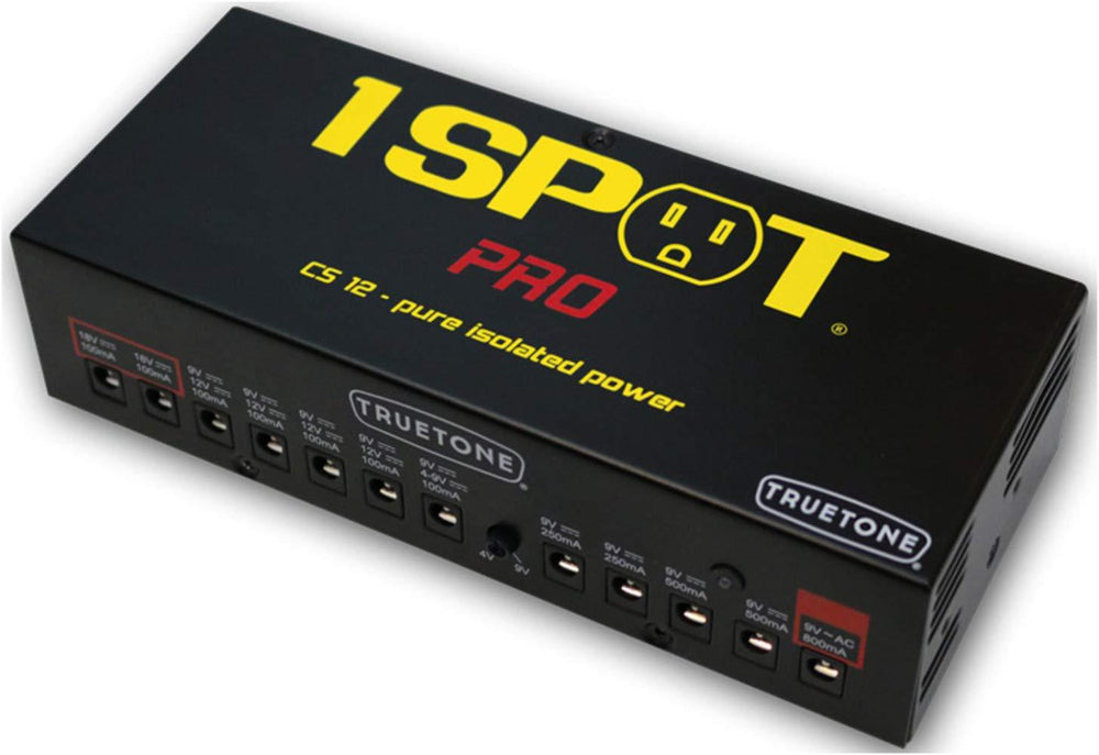 Truetone 1 SPOT PRO CS12 12-Output Isolated Guitar Pedal Power Supply - British Audio