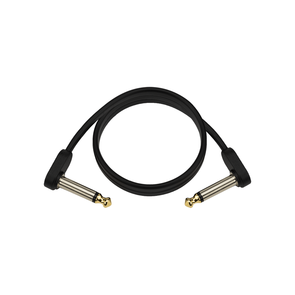 D'Addario Flat Patch Cable 1' Right Angle