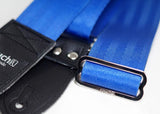 Couch Royal Blue Recycled Seatbelt Guitar Strap - British Audio