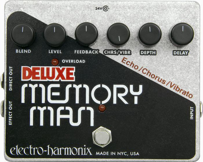 Electro-Harmonix Deluxe Memory Man XO Analog Delay Guitar Effects Pedal - British Audio