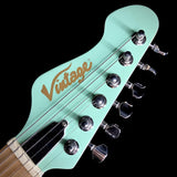 VINTAGE V6M24 REISSUED ELECTRIC GUITAR -VENTURA GREEN - British Audio