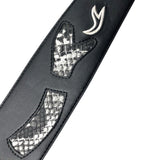 D'Addario  Leather Guitar Strap, Snake Clearance