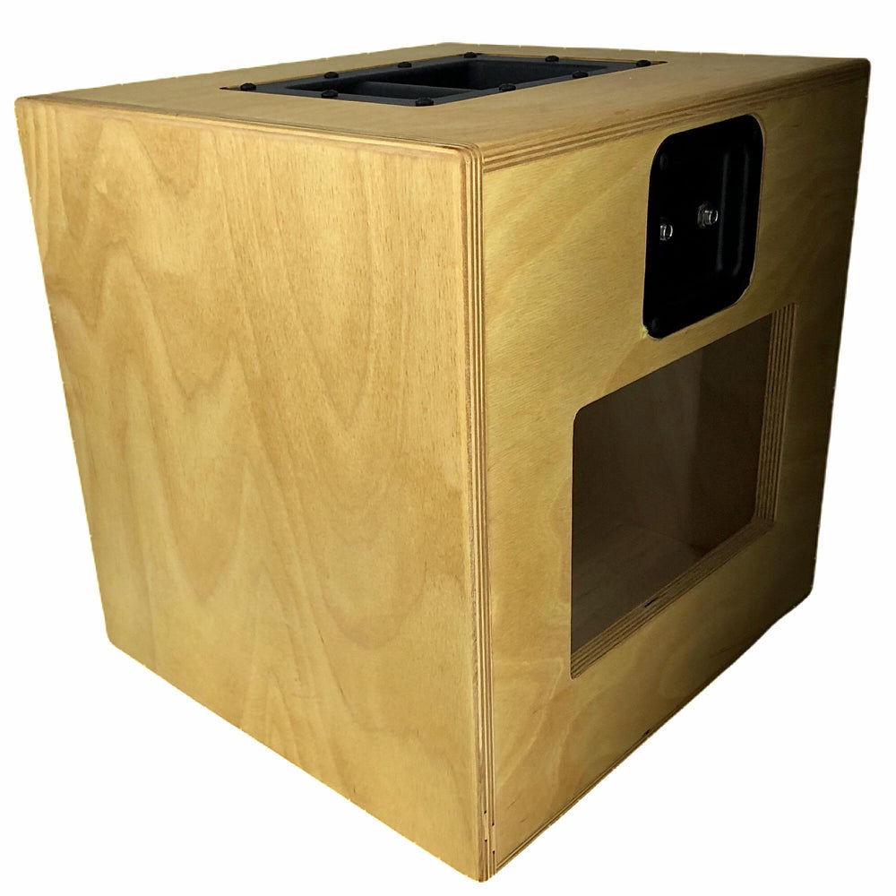 Sam Hill Custom Magnetic Teak Oil Finish Front Load Speaker Cabinet Natural 1x12