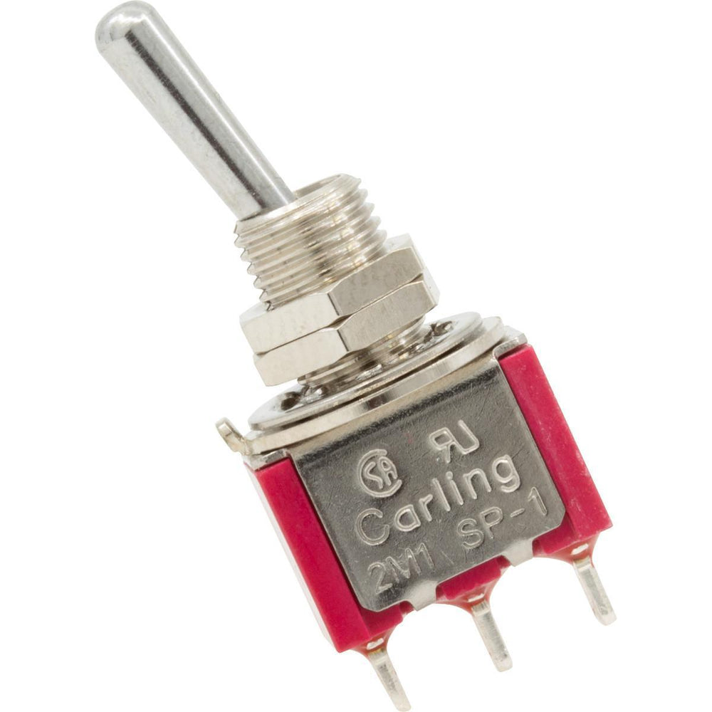 Carling Mini Toggle Guitar Switch,  SPDT, 2 Position (on-on)