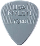 Dunlop 44P73 .73mm Nylon Standard Guitar Picks, 12-Pack