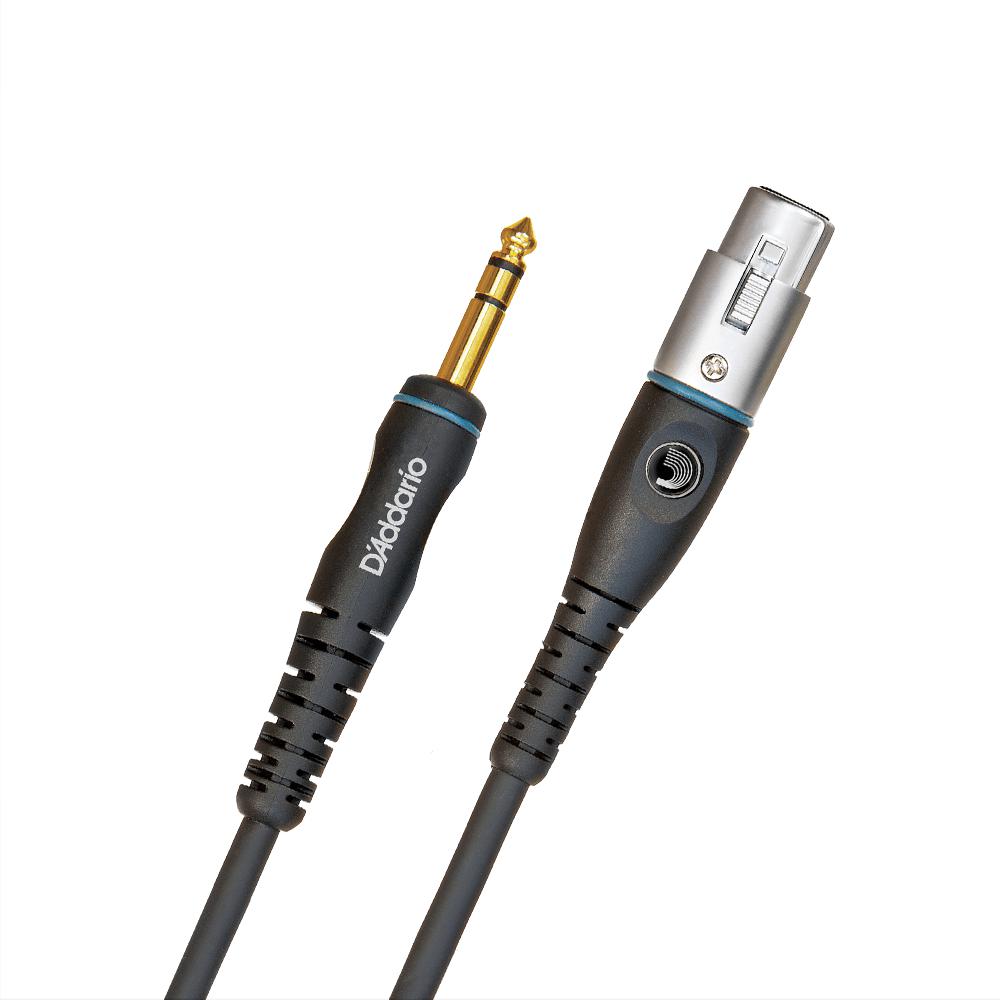 D'Addario Custom Studio Monitor Cable, XLR Female to 1/4 Inch, 25 feet - British Audio