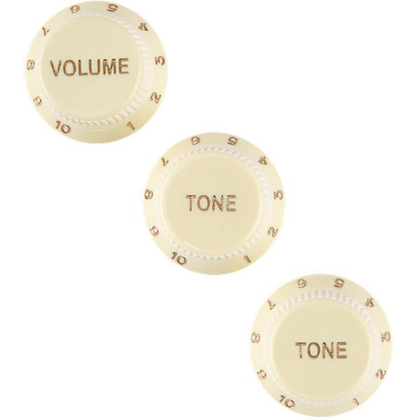 Fender Stratocaster® Soft Touch Knobs, Aged White