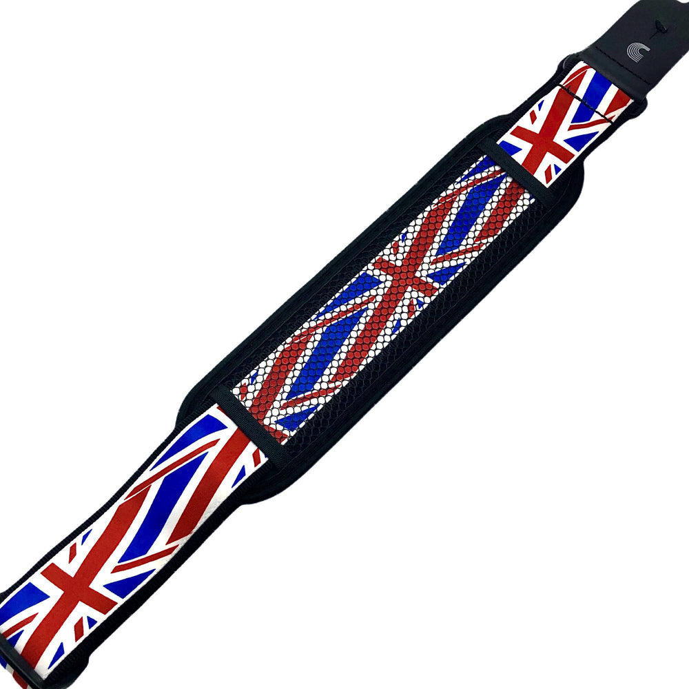 D'Addario Woven Guitar Strap, Union Jack  Clearance
