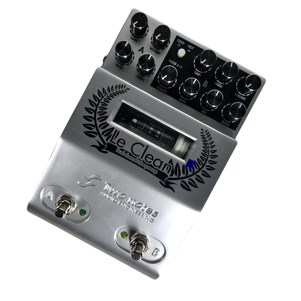 clean tube preamp pedal Two Notes Le Clean Preamp Pedal Showroom Demo – British Audio
