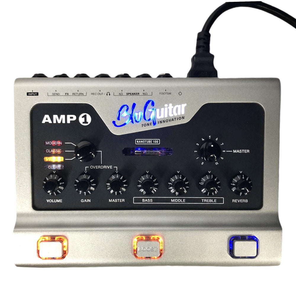 BluGuitar Amp1 Mercury Edition 100-watt, 4-channel Pedalboard Amp with Nanotube Showroom Demo