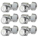 Fender Locking Stratocaster®/Telecaster® Tuning Machines Brushed Chrome