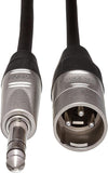 Hosa HSX REAN 1/4" TRS to XLR3M Pro Balanced Interconnect Cable