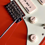 Vintage® V6PFR Electric Guitar Firenza Red - British Audio