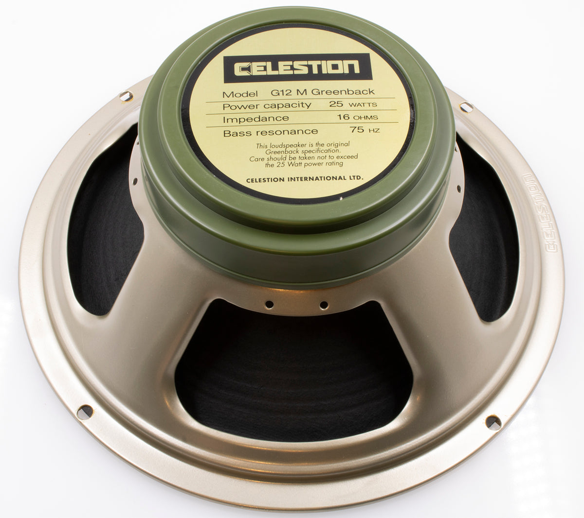 Celestion Heritage Series G12M 'Greenback'—Made in the UK