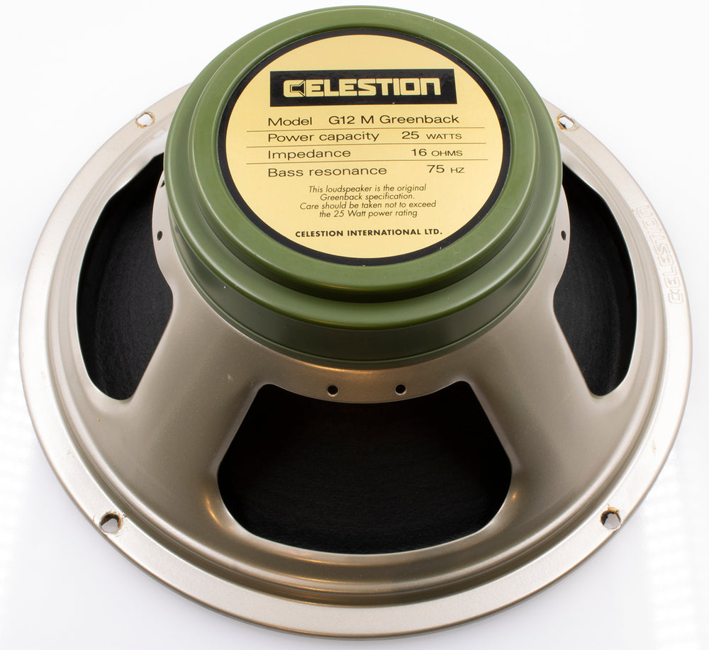 Celestion NOS G12M 'Greenback' 16 Ohm — Made in the UK - British Audio