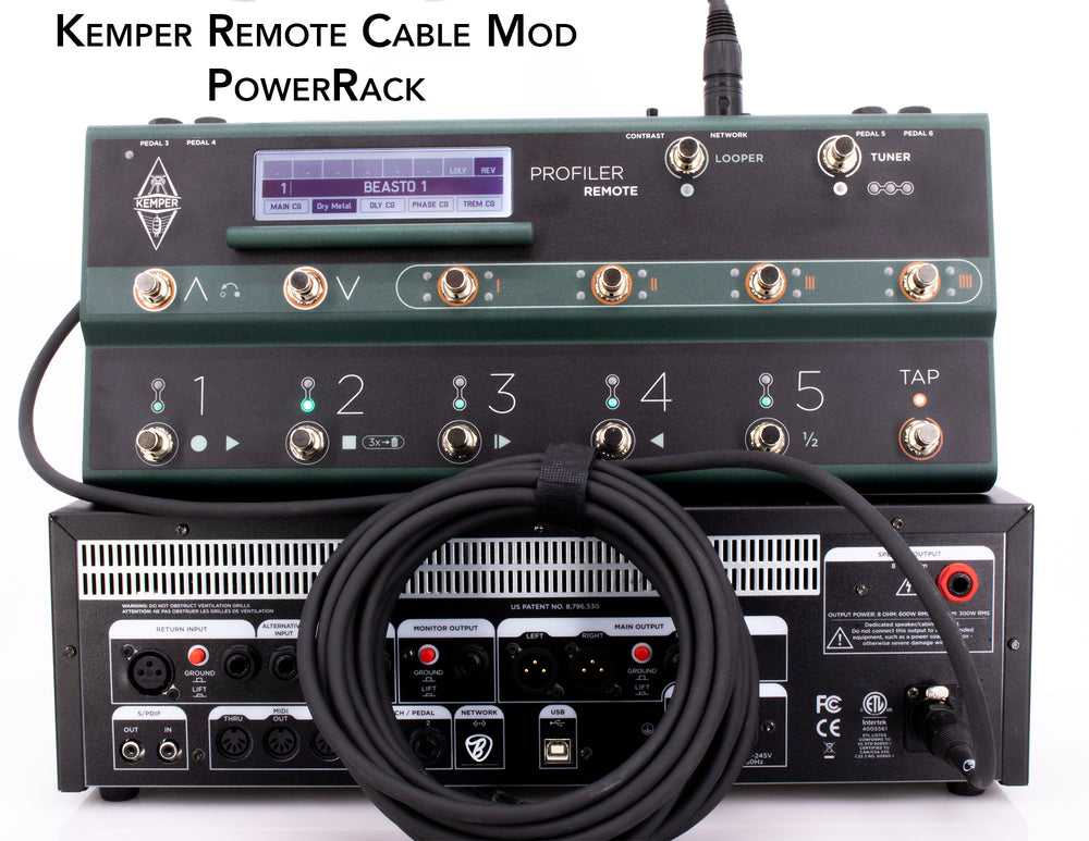 Kemper Profiler Remote Cable Ethernet Jack Modification - British Audio
